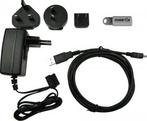 Dimetix Starter Kit D series USB ca=USB stick , ble 2m, Power Supply, Utility software and accessory