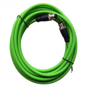 Dimetix 500206 Sensor cable, 5m, 2x D-Coded, 4pole, male