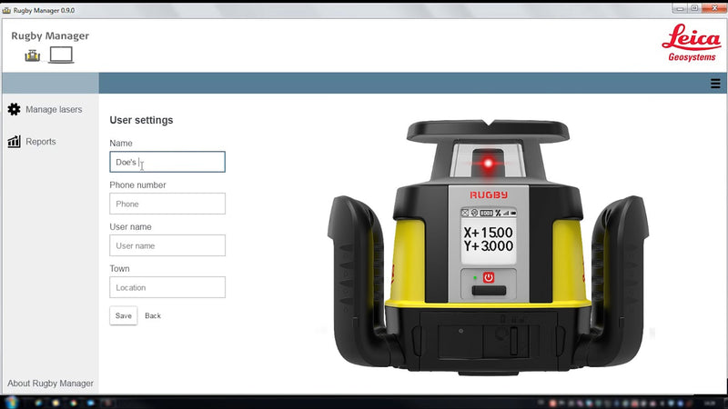 Leica Rugby Upgrade from CLA Basic (6012279) to CLX 600 Single Grade Rotary Laser Level