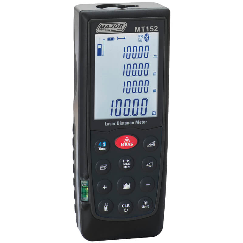 Major Tech MT152 Professional 100m Laser Distance Meter with Bluetooth